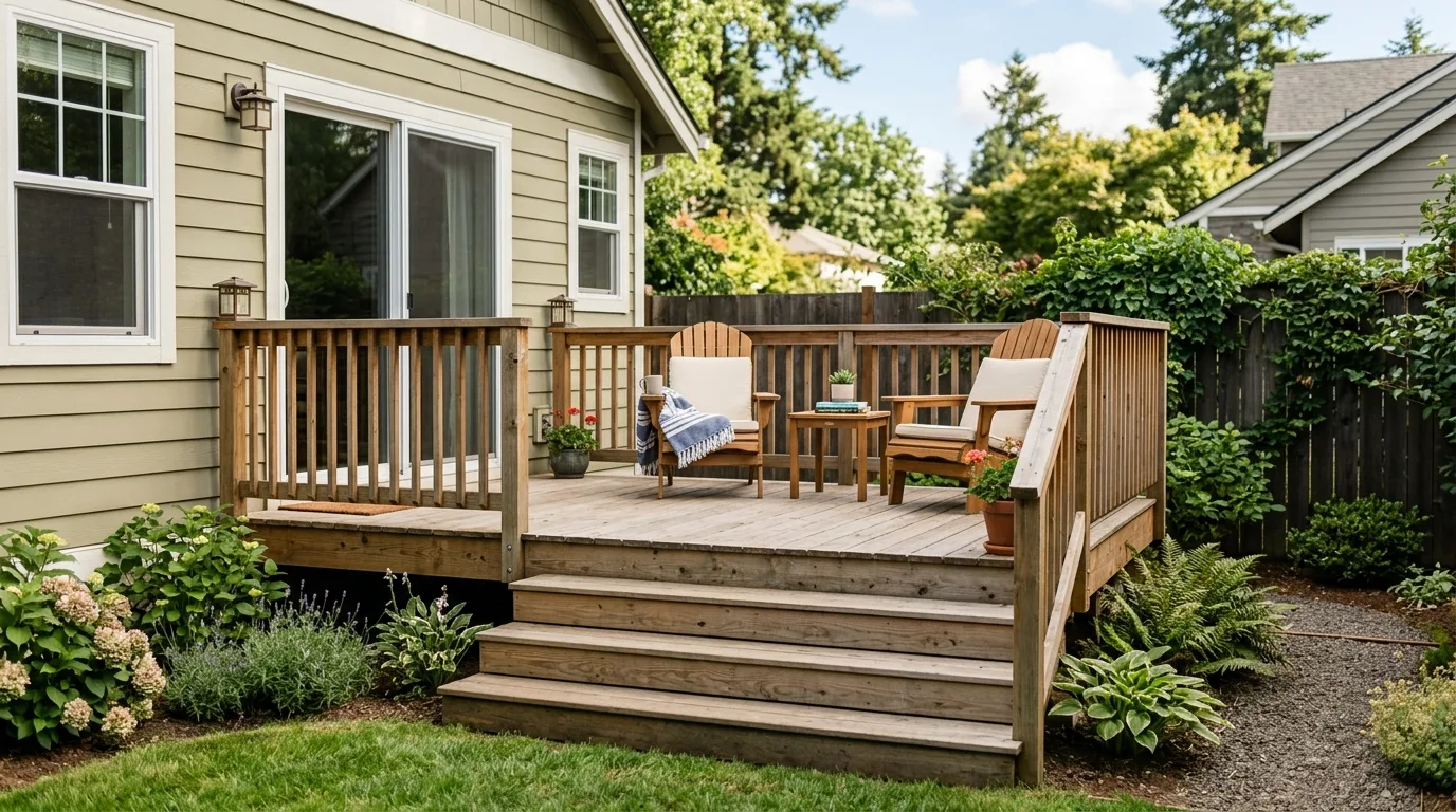 Backyard With Defined Path